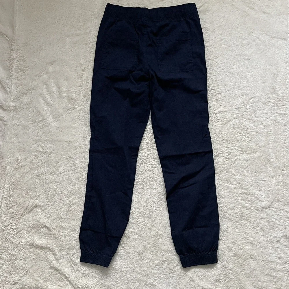 The Childrens Place Jogger Stretch Twill Navy/Tan Utility Casual 12 Set of 2